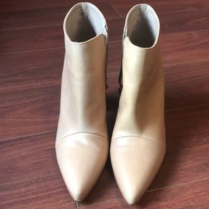 Zara leather booties